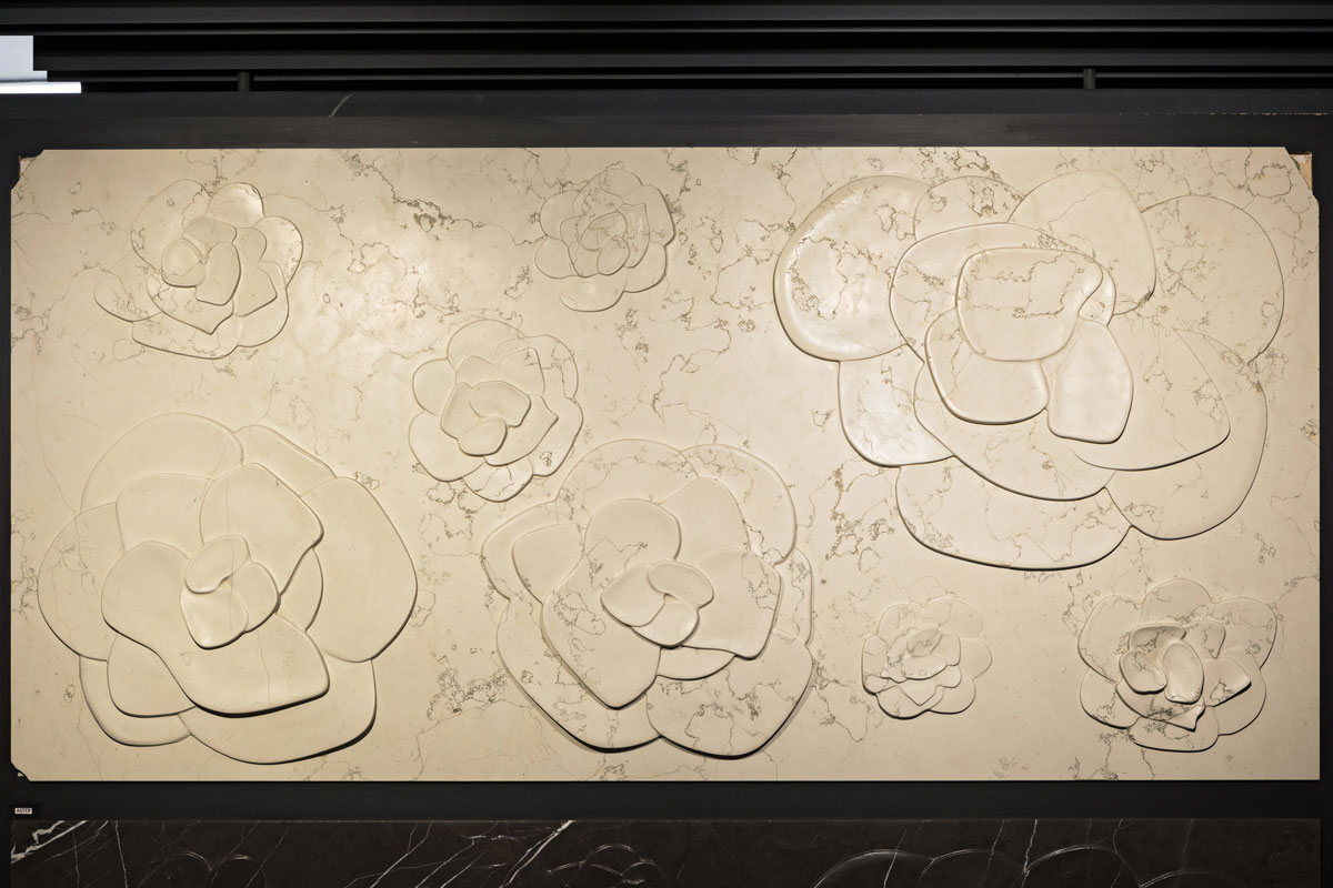 3D панно из мрамора Bianco Zeus